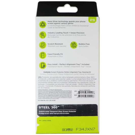 PureGear Steel 360 Tempered Glass Screen Protector for Samsung Galaxy A36 5G Cell Phone - Screen Protectors PureGear - Simple Cell Bulk Wholesale Pricing - USA Seller