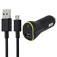 PureGear Quick Charge 3.0 USB Car Charger with USB-A to Micro USB Cable - Black