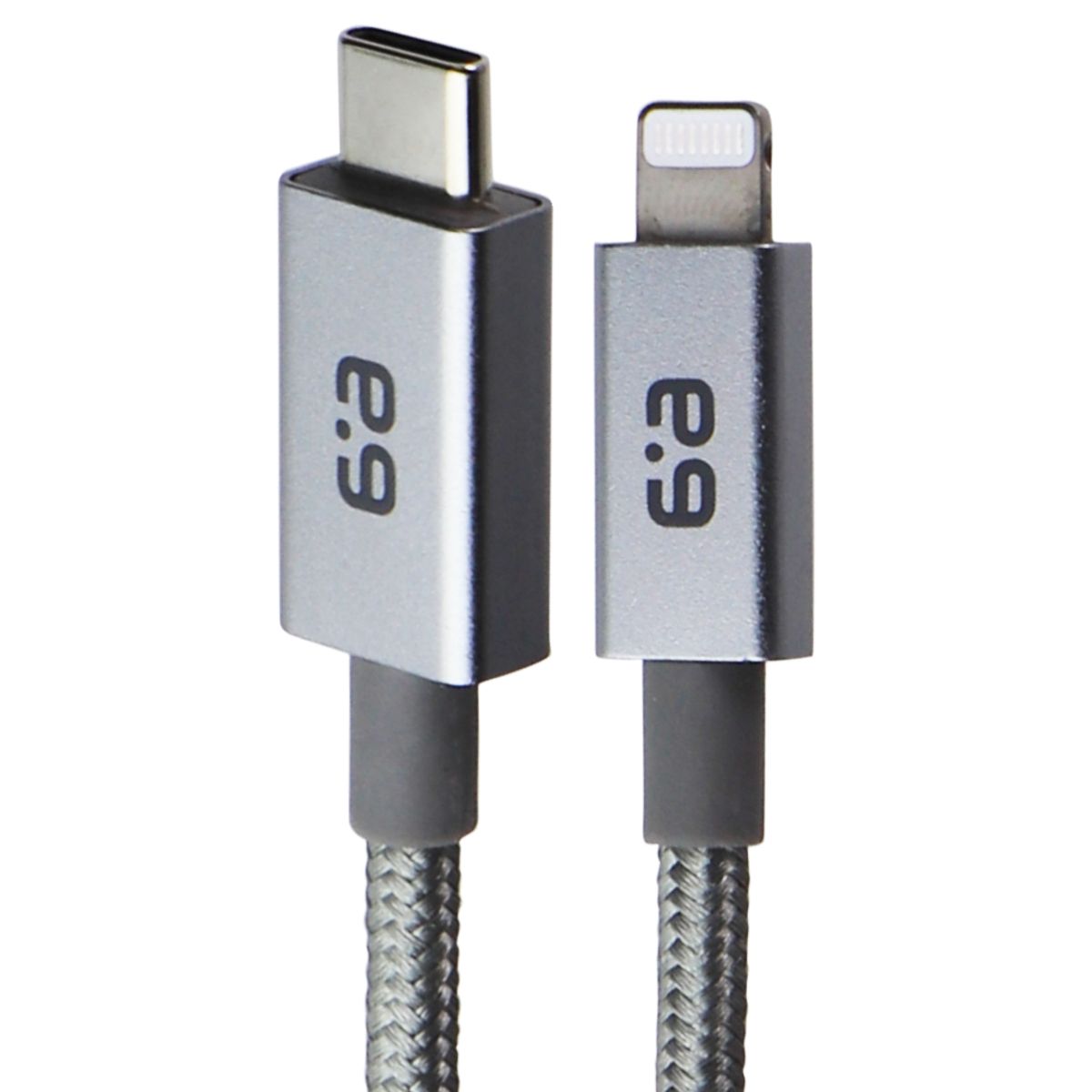 PureGear (10-Ft) Braided USB-C to Lightning 8-Pin Charge/Sync Cable - Space Gray Cell Phone - Cables & Adapters PureGear    - Simple Cell Bulk Wholesale Pricing - USA Seller