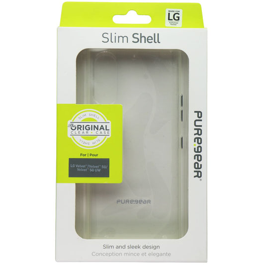 PureGear Slim Shell Series Case for LG Velvet / Velvet 5G / Velvet 5G UW - Clear Cell Phone - Cases, Covers & Skins PureGear    - Simple Cell Bulk Wholesale Pricing - USA Seller
