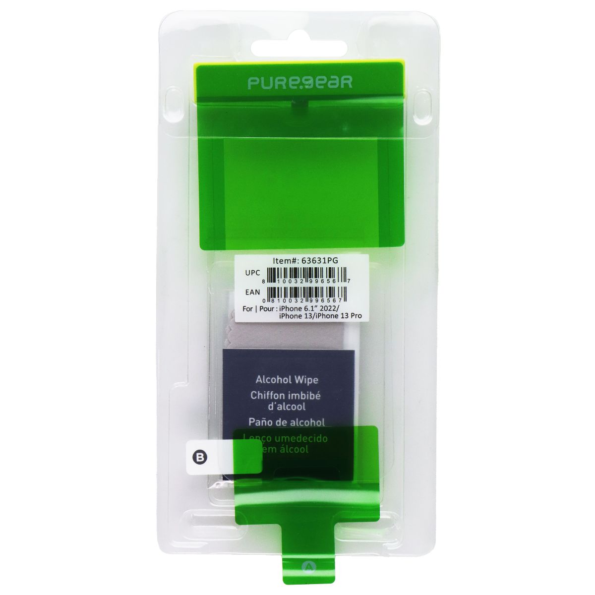 PureGear Tempered Glass Screen Protector for Apple iPhone 14 - Bulk Pa ...