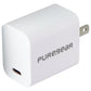 PureGear Light Speed 20W USB-C Wall & Car Charger w/ USB-C Cable - White Cell Phone - Chargers & Cradles PureGear - Simple Cell Bulk Wholesale Pricing - USA Seller