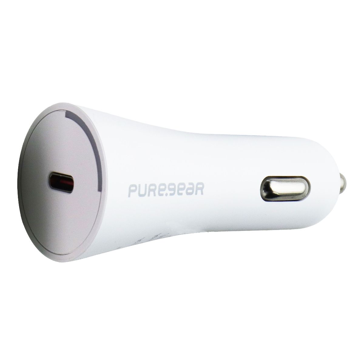 PureGear LightSpeed (45W) USB-C Single Port Car Charger - White (64000PG) Cell Phone - Chargers & Cradles PureGear - Simple Cell Bulk Wholesale Pricing - USA Seller
