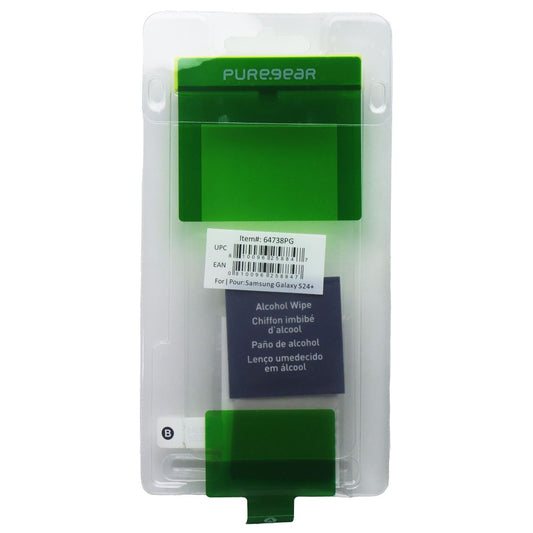 PureGear Tempered Glass Screen Protector for Galaxy S24+ (Plus) - Clear (BULK) Cell Phone - Screen Protectors PureGear - Simple Cell Bulk Wholesale Pricing - USA Seller