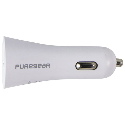 PureGear 20W USB-C Car Charger - White (09293PG) Cell Phone - Chargers & Cradles PureGear - Simple Cell Bulk Wholesale Pricing - USA Seller