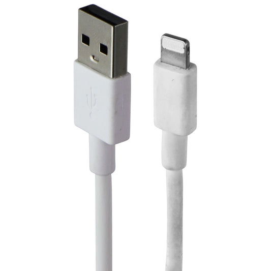 PureGear 6ft USB-A to Lightning Charging Cable for iOS - White Cell Phone - Cables & Adapters PureGear    - Simple Cell Bulk Wholesale Pricing - USA Seller