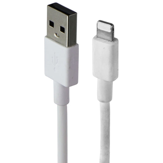 PureGear 6ft USB-A to Lightning 8-Pin Charging Cable for iOS - White Cell Phone - Cables & Adapters PureGear - Simple Cell Bulk Wholesale Pricing - USA Seller