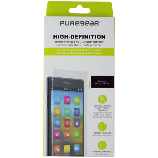 PureGear High-Definition Tempered Glass for Samsung Galaxy S23 FE - Clear