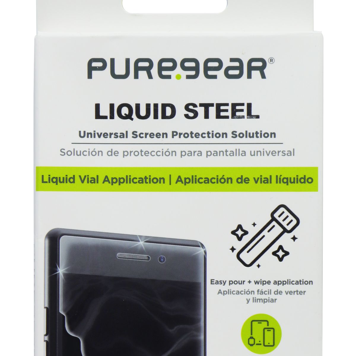 PureGear Liquid Steel Universal Screen Protection Solution Cell Phone - Screen Protectors PureGear - Simple Cell Bulk Wholesale Pricing - USA Seller