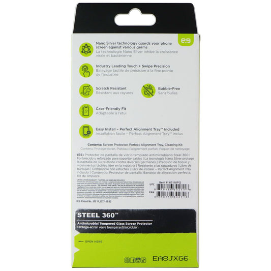 PureGear Steel 360 Tempered Glass Screen Protector for Samsung Galaxy S24 FE Cell Phone - Screen Protectors PureGear - Simple Cell Bulk Wholesale Pricing - USA Seller