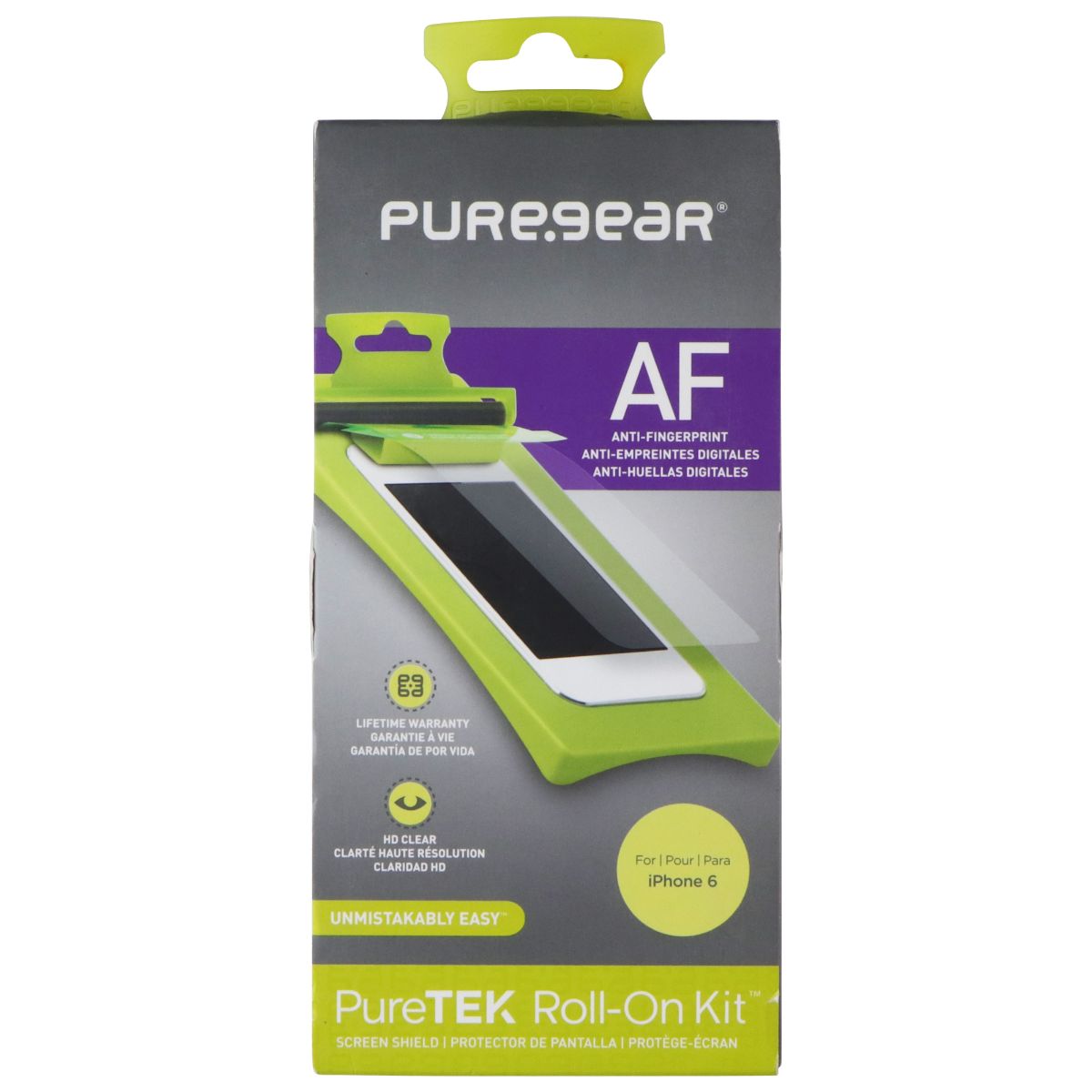 PureGear PureTEK Roll-On Kit Anti-Fingerprint Screen Shield for iPhone 6/6s Cell Phone - Screen Protectors PureGear - Simple Cell Bulk Wholesale Pricing - USA Seller