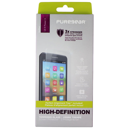 PureGear High-Definition Screen Protector for LG X Power 3 Cell Phone - Screen Protectors PureGear - Simple Cell Bulk Wholesale Pricing - USA Seller