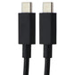 PureGear (6-Ft) USB-C to USB-C Charge and Sync Cable - Black Cell Phone - Cables & Adapters PureGear - Simple Cell Bulk Wholesale Pricing - USA Seller