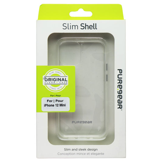 PureGear Slim Shell Series Case for Apple iPhone 12 Mini - Clear Cell Phone - Cases, Covers & Skins PureGear    - Simple Cell Bulk Wholesale Pricing - USA Seller