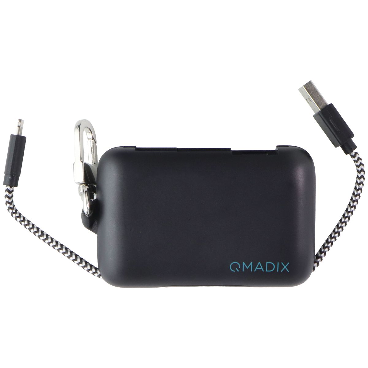 Qmadix 5,000mah iPhone Portable Power Bank - Black (QM-PB5000AL) Cell Phone - Chargers & Cradles Qmadix - Simple Cell Bulk Wholesale Pricing - USA Seller