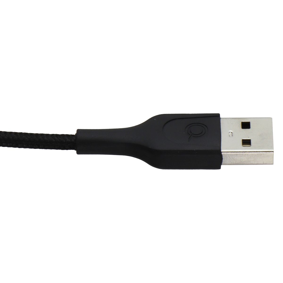 Quikcell 6ft Braided USB-A to USB-C Charging Cable - Black