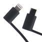 Quikcell 6FT USB-A to Micro USB, USB-C & Lightning 8-Pin Charging Cable - Black Cell Phone - Cables & Adapters Quikcell - Simple Cell Bulk Wholesale Pricing - USA Seller