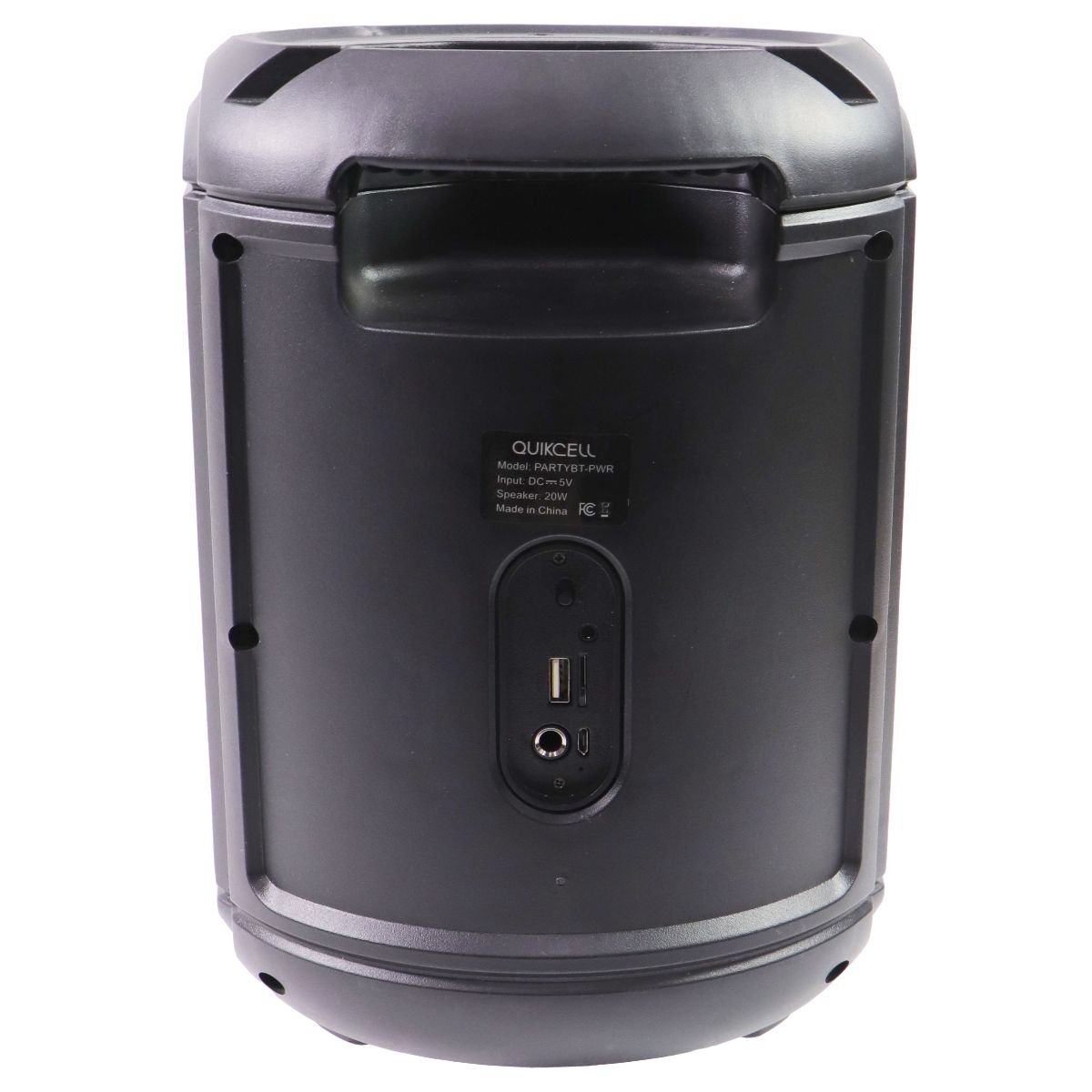 Quikcell Party Beat Power Series Wireless Speaker with LED Lights - Black Home Multimedia - Home Speakers & Subwoofers Quikcell - Simple Cell Bulk Wholesale Pricing - USA Seller