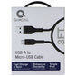 Quikcell 3 Foot USB-A to Micro-USB Fast Charge and Sync Cable - Black Cell Phone - Cables & Adapters Quikcell - Simple Cell Bulk Wholesale Pricing - USA Seller