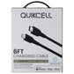 Quikcell 6Ft Braided USB-C to Lightning 8-Pin Charging Cable - Black Cell Phone - Cables & Adapters Quikcell - Simple Cell Bulk Wholesale Pricing - USA Seller