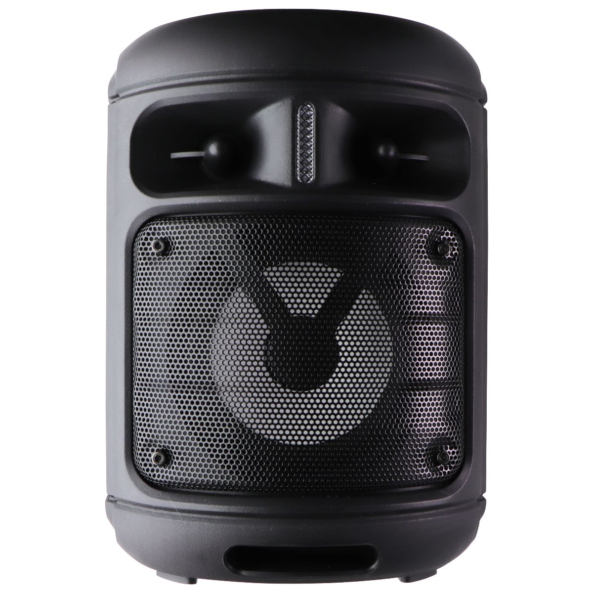 Quikcell Party Beat Boost Wireless LED Speaker with Microphone Input - Black