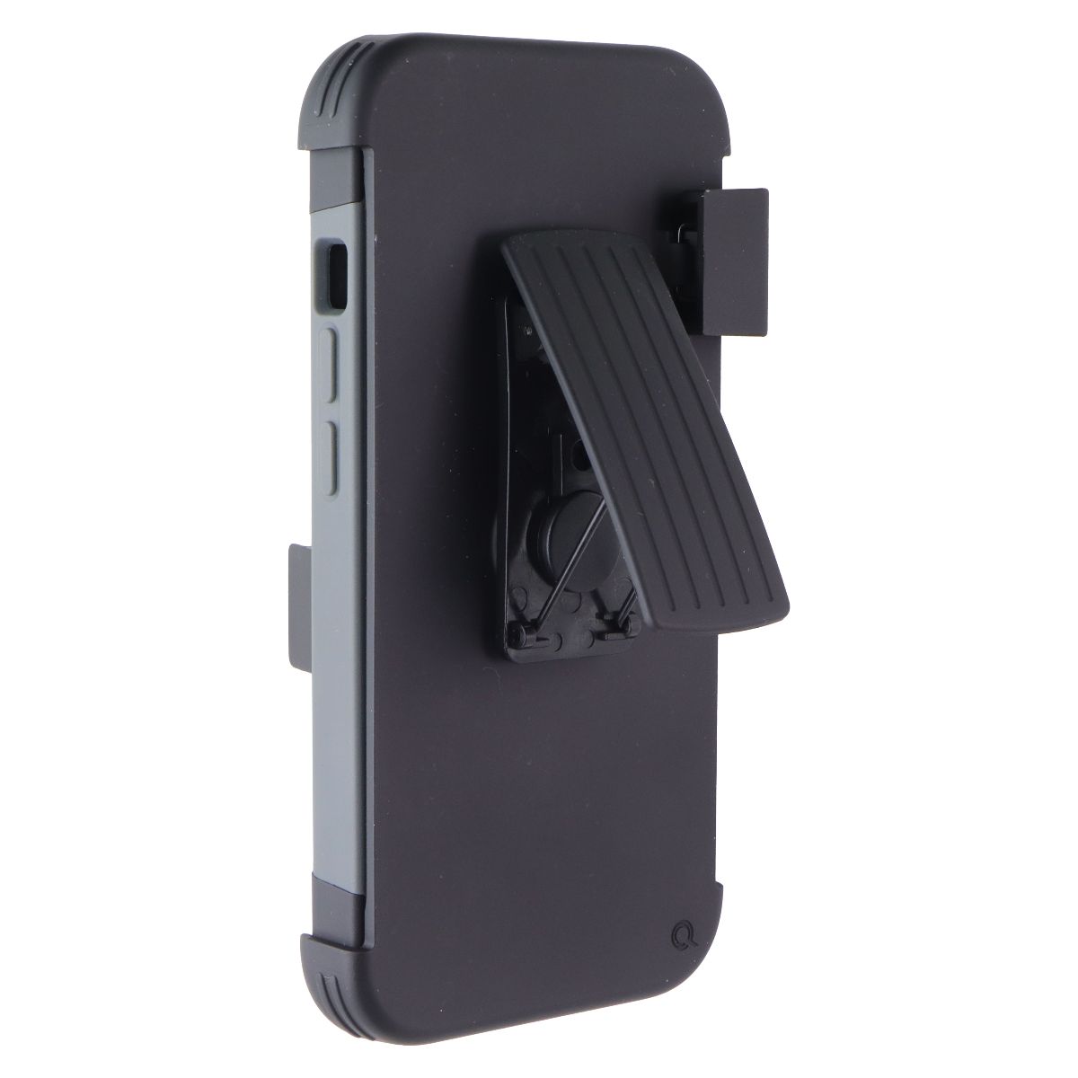 Quikcell Advocate Case with Kickstand + Holster for iPhone 13 - Steel Black Cell Phone - Cases, Covers & Skins Quickcell - Simple Cell Bulk Wholesale Pricing - USA Seller
