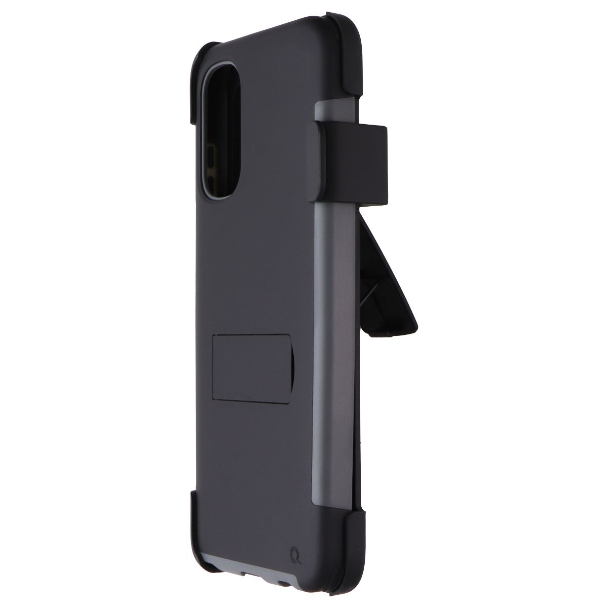Quikcell Advocate + Holster for Motorola Moto G Stylus (2022) - Steel Black