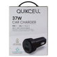 Quikcell (37W) Car Charger Dual Port USB-A and USB-C Adapter - Black Cell Phone - Chargers & Cradles Quikcell - Simple Cell Bulk Wholesale Pricing - USA Seller