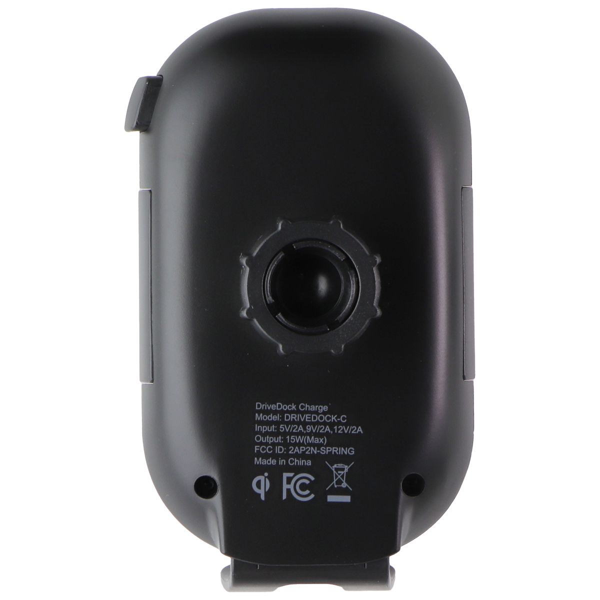 Quikcell DriveDock Charge (15W) Wireless Charging Car Mount - Black Cell Phone - Mounts & Holders Quikcell - Simple Cell Bulk Wholesale Pricing - USA Seller