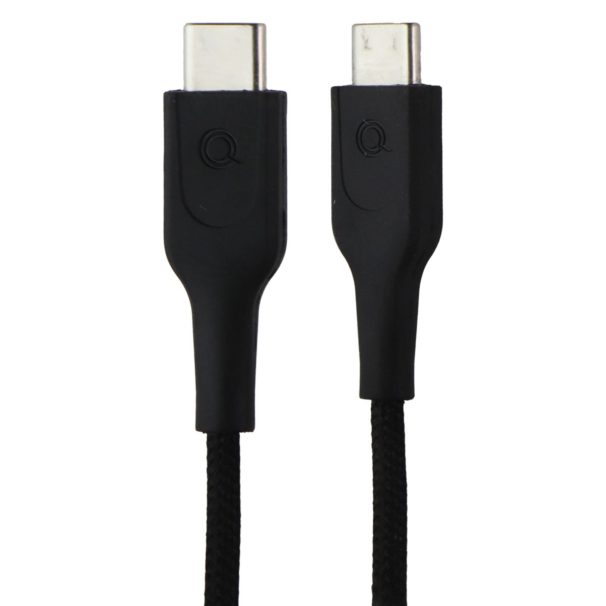 Quikcell 3Ft Braided USB-C to USB-C Cable - Black Cell Phone - Cables & Adapters Quikcell - Simple Cell Bulk Wholesale Pricing - USA Seller