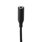 Quikcell Braided Audio Adapter Cable USB-C to 3.5mm Headphone Jack - Black Cell Phone - Cables & Adapters Quikcell - Simple Cell Bulk Wholesale Pricing - USA Seller