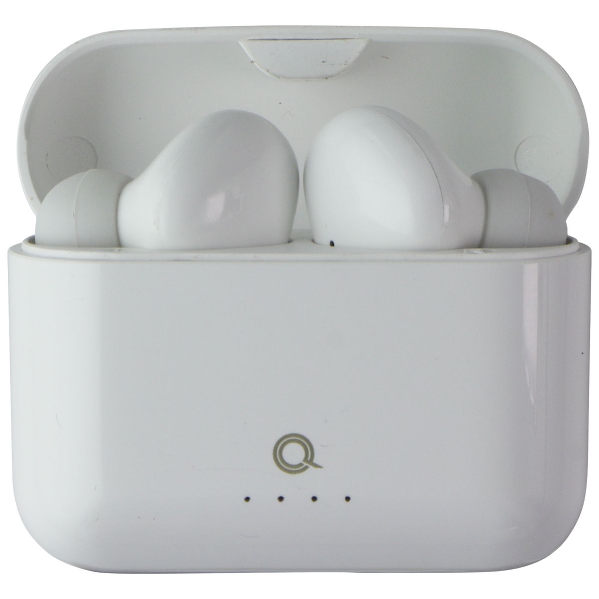 Quikcell QAirStems True Wireless Earbuds & Charging Case - White Portable Audio - Headphones Quickcell - Simple Cell Bulk Wholesale Pricing - USA Seller