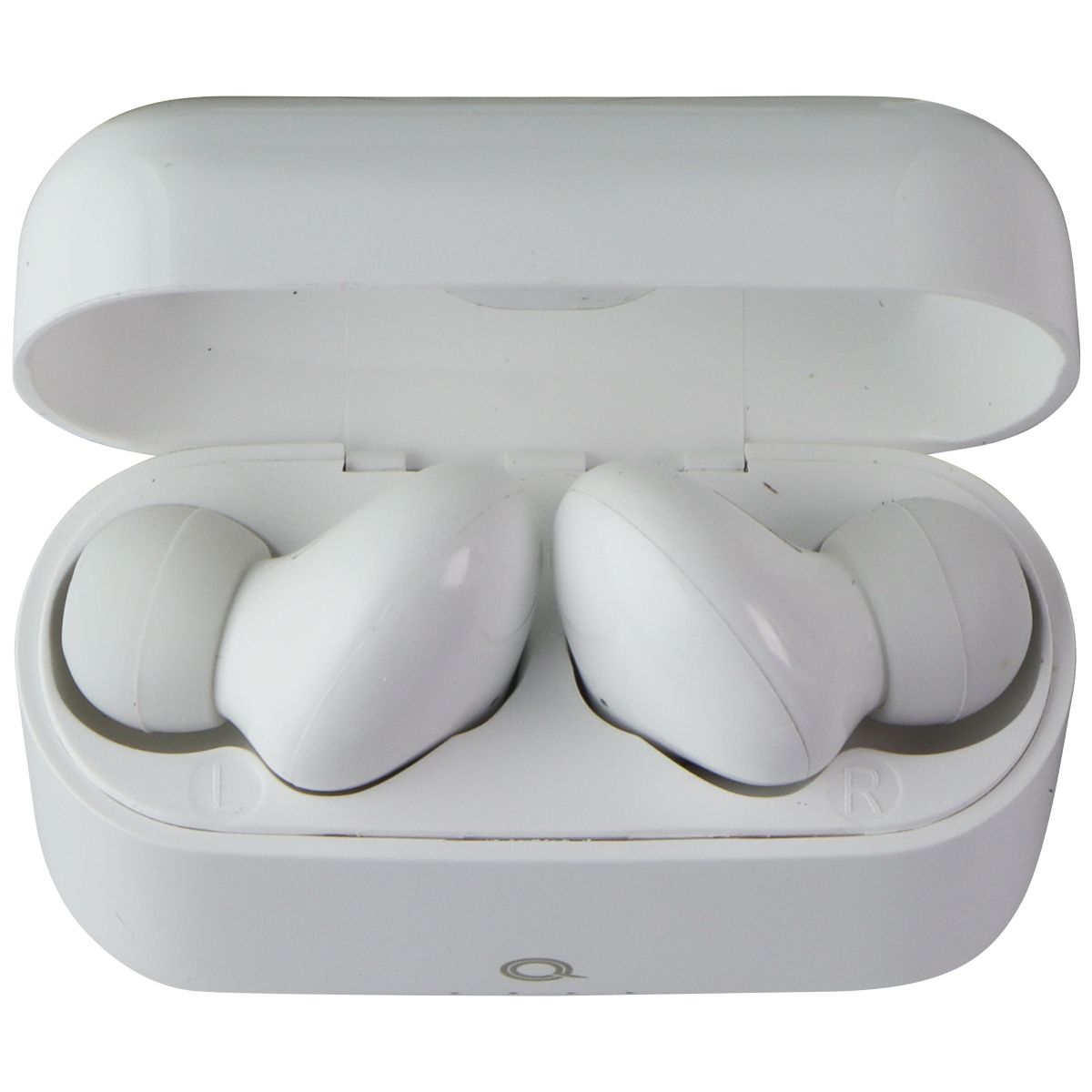 Quikcell QAirStems True Wireless Earbuds & Charging Case - White