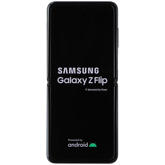Samsung Galaxy Z Flip (6.7-inch) SM-F700U1/DS (Unlocked) - 256GB Mirror Black Cell Phones & Smartphones Samsung    - Simple Cell Bulk Wholesale Pricing - USA Seller
