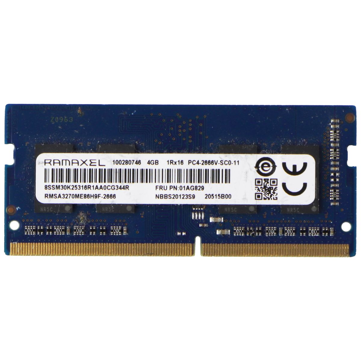 Ramaxel (4GB) DDR4 (PC4-21300) 2666MHz 1Rx16 SO-DIMM RAM (RMSA3270ME86H9F-2666) Computer Parts - Memory (RAM) Ramaxel    - Simple Cell Bulk Wholesale Pricing - USA Seller