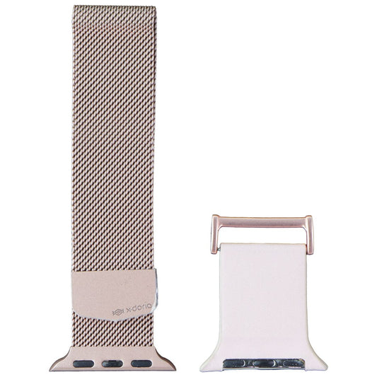 Raptic Hybrid Mesh Band for Apple Watch 41/40/38mm - Rose Gold Smart Watch Accessories - Watch Bands Raptic - Simple Cell Bulk Wholesale Pricing - USA Seller