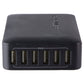 RAVPower (60W) 6-Port USB-A Desktop Charger - Black (RP-PC028)