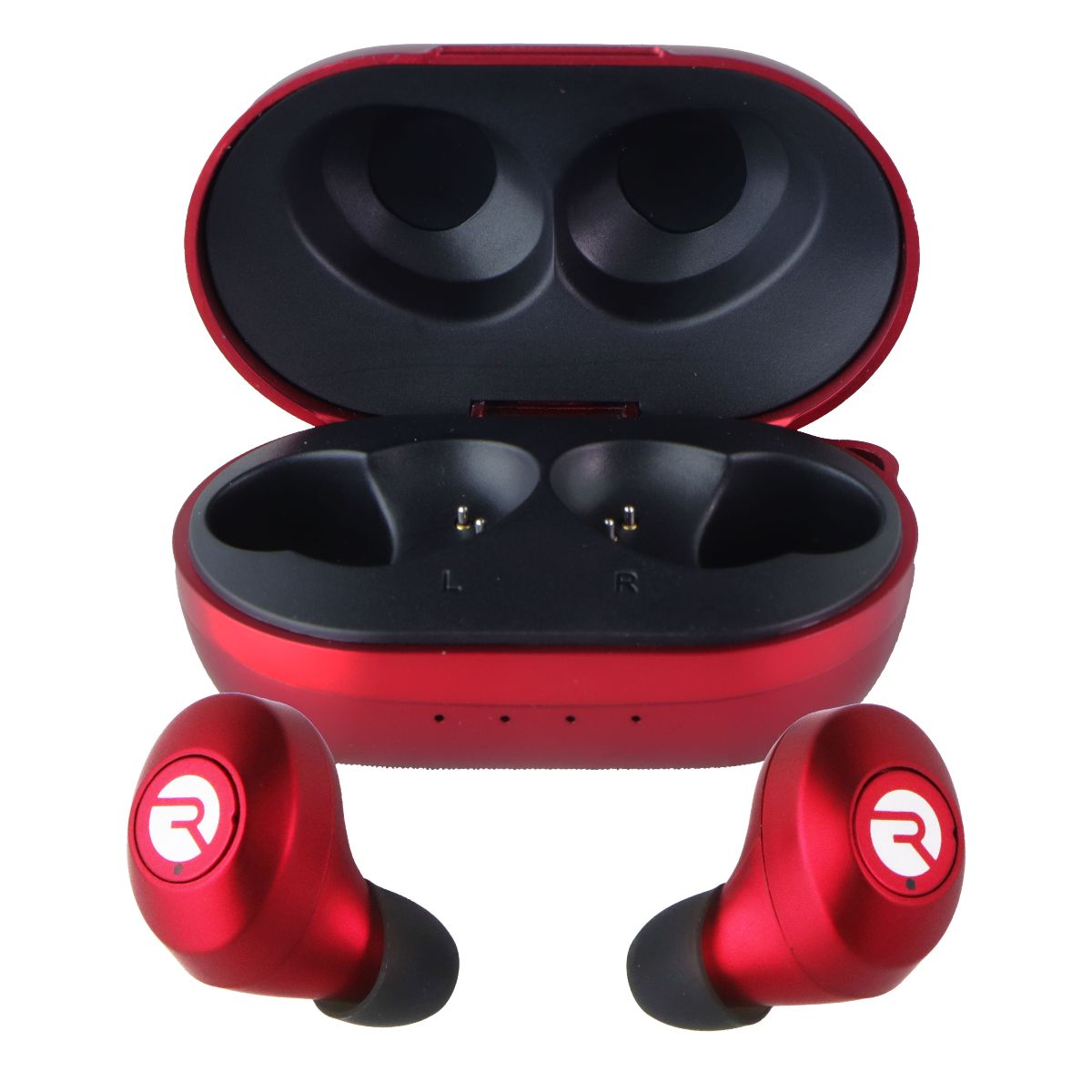 Raycon E25 The Everyday Earbuds with Charging Case - Red (RBE725-21E-RED) Portable Audio - Headphones Raycon - Simple Cell Bulk Wholesale Pricing - USA Seller