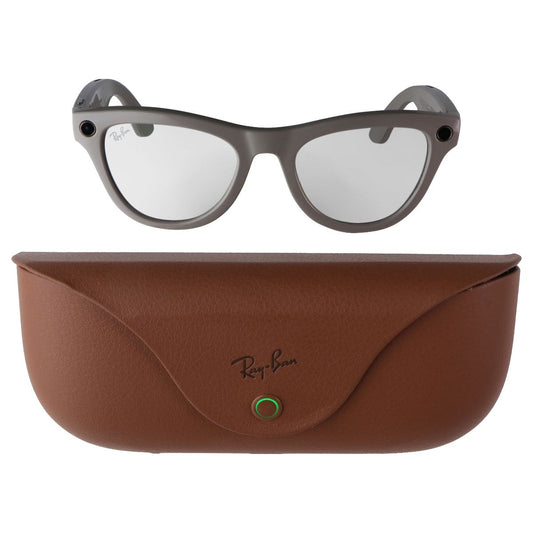 Ray-Ban Meta (Gen 1) Skyler Series AI Glasses - Shiny Chalky Gray/Transitions Smart Glasses Ray-Ban - Simple Cell Bulk Wholesale Pricing - USA Seller
