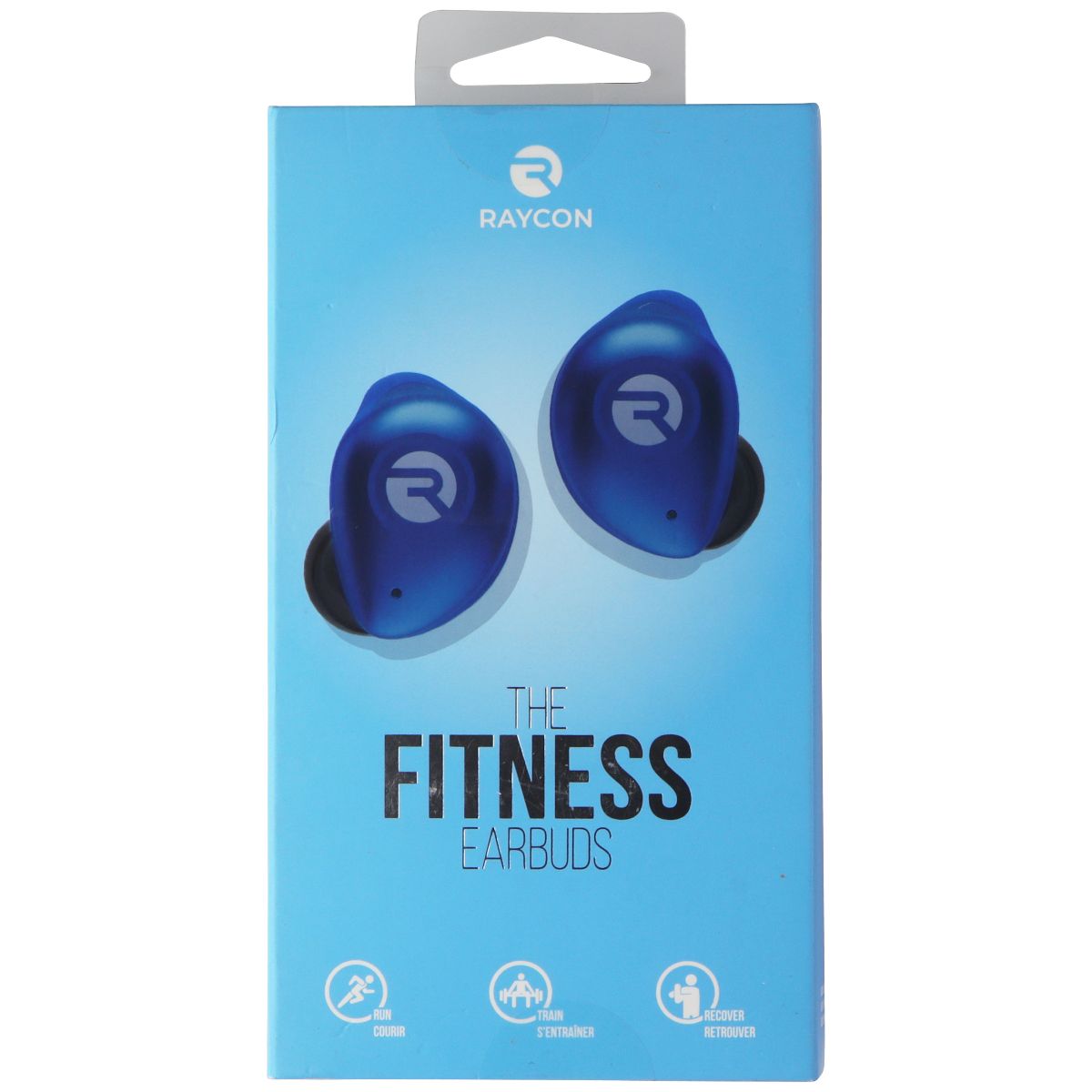 Raycon Fitness Earbuds with Charging Case - Blue Portable Audio - Headphones Raycon    - Simple Cell Bulk Wholesale Pricing - USA Seller