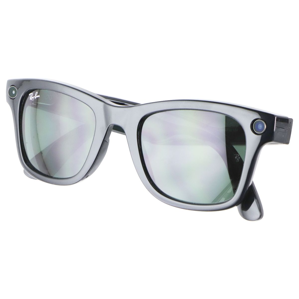 Ray-Ban Meta Glasses - Wayfarer/Reg - Shiny Black Frame/G15 Lens (RW4006 601/71) Smart Glasses Ray-Ban - Simple Cell Bulk Wholesale Pricing - USA Seller