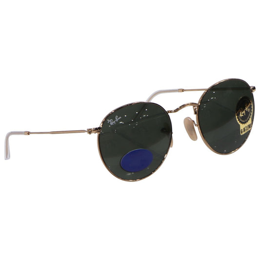 Ray-Ban (RB3447) Round Metal Sunglasses - 50mm - Matte Gold/Polarized G-15 Green Other Sporting Goods Ray-Ban - Simple Cell Bulk Wholesale Pricing - USA Seller