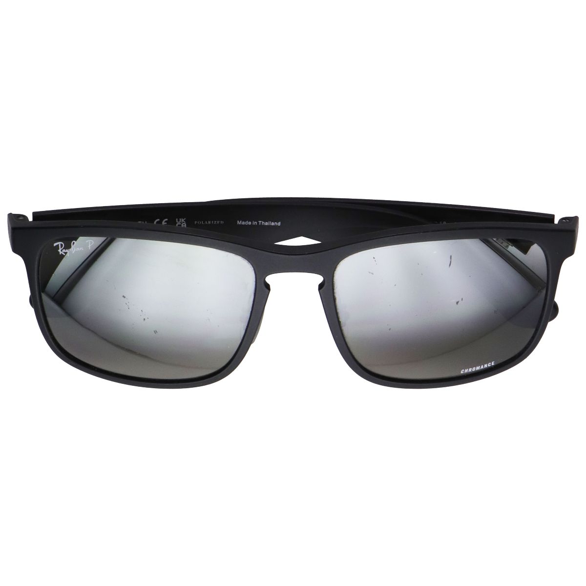 Ray-Ban RB4264 Chromance Glasses - Matte Black/Polarized Grey Mirror Silver Other Sporting Goods Ray-Ban - Simple Cell Bulk Wholesale Pricing - USA Seller