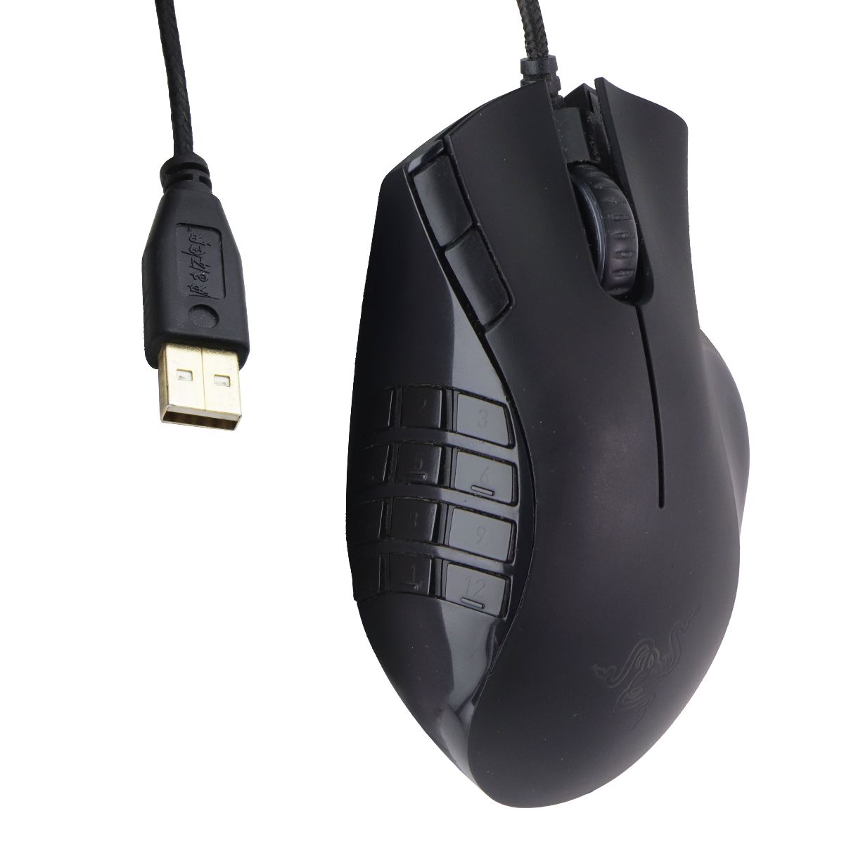 Razer Naga MMOG USB Wired Laser Gaming Mouse - 17 Button - Black (RZ01-0028) Keyboards/Mice - Mice, Trackballs & Touchpads Razer - Simple Cell Bulk Wholesale Pricing - USA Seller