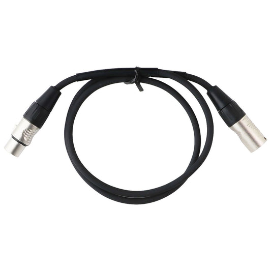 REAN Live Wire Essential XLR Microphone Cable - 1-ft Black Portable Audio - Cables & Adapters REAN - Simple Cell Bulk Wholesale Pricing - USA Seller