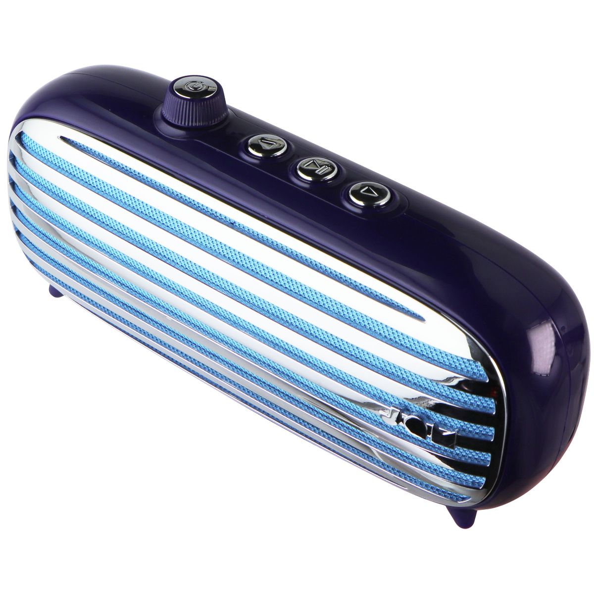 Retro Classic+ Premium Wireless Speaker with Dial Volume Control - Blue Cell Phone - Audio Docks & Speakers Retro-Bit - Simple Cell Bulk Wholesale Pricing - USA Seller