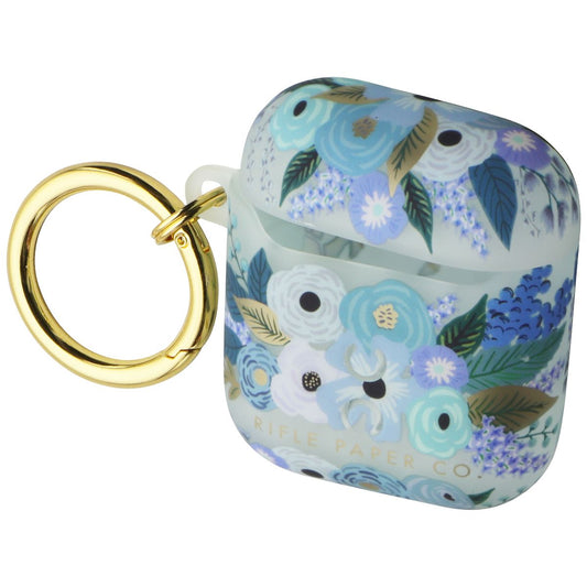 Rifle Paper CO. Case for Apple AirPods 1 & 2 - Garden Party Blue/Gold iPod, Audio Player Accessories - Cases, Covers & Skins Rifle Paper Co.    - Simple Cell Bulk Wholesale Pricing - USA Seller