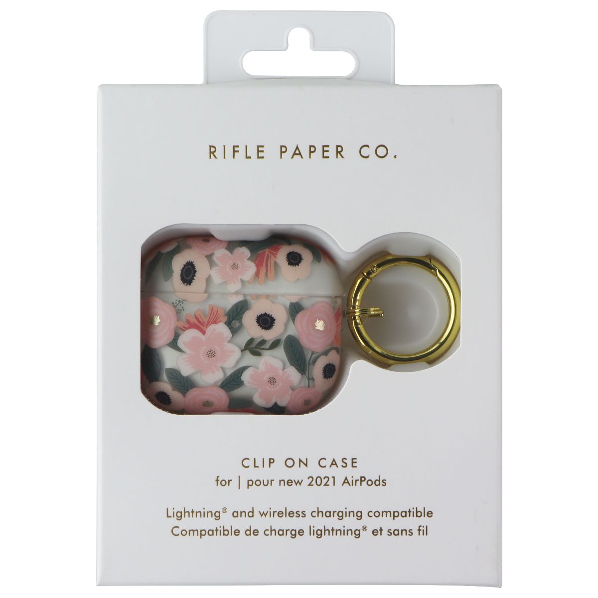 Rifle Paper Co. Protective Case for AirPods 3rd Gen 2021 - Wild Flowers iPod, Audio Player Accessories - Cases, Covers & Skins Rifle Paper Co. - Simple Cell Bulk Wholesale Pricing - USA Seller
