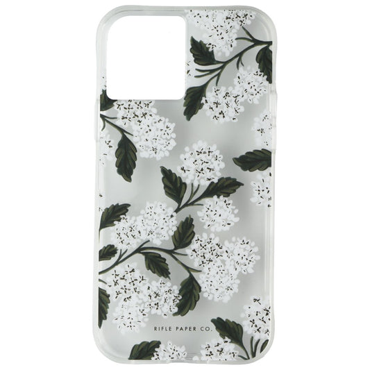 Rifle Paper Co Hard Case for iPhone 12 and 12 Pro - Hydrangea White/Clear Cell Phone - Cases, Covers & Skins Rifle Paper Co. - Simple Cell Bulk Wholesale Pricing - USA Seller