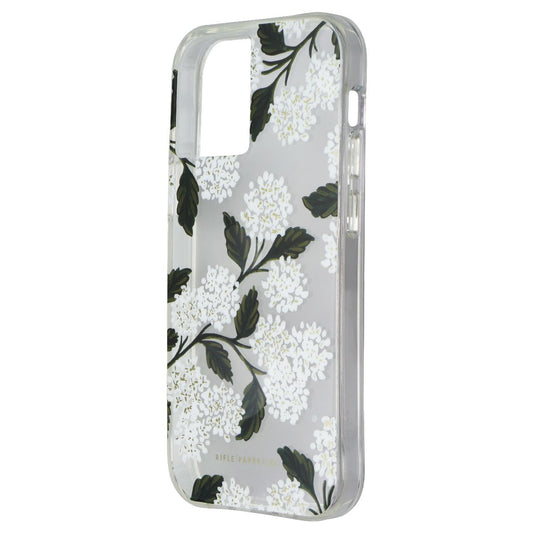 Rifle Paper Co Hard Case for iPhone 12 Mini (5G) - Hydrangea White/Clear Cell Phone - Cases, Covers & Skins Rifle Paper Co. - Simple Cell Bulk Wholesale Pricing - USA Seller